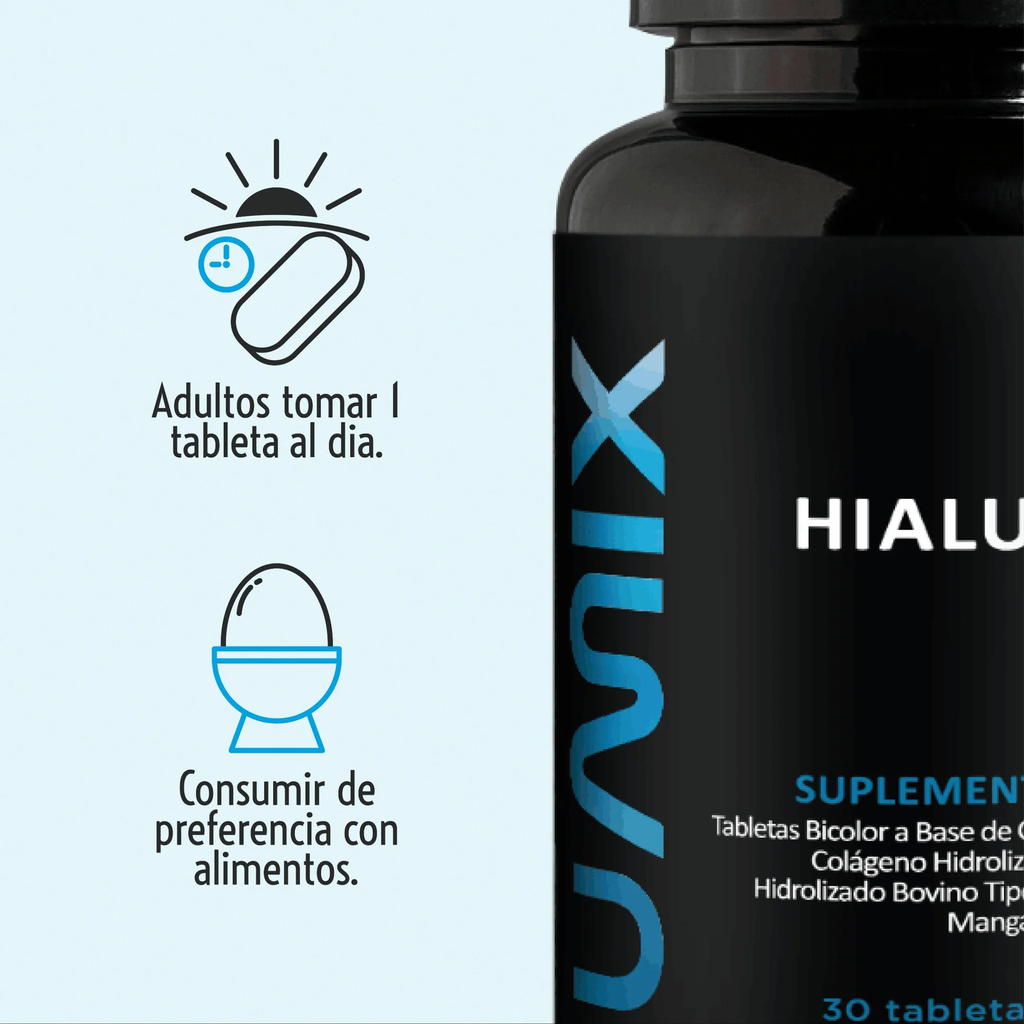 ÁCIDO HIALURÓNICO 30 TABLETAS DE 850 MG