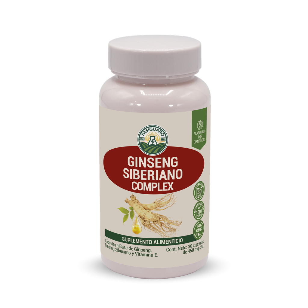 GINSENG SIBERIANO COMPLEX 30 CÁPSULAS DE 450 MG